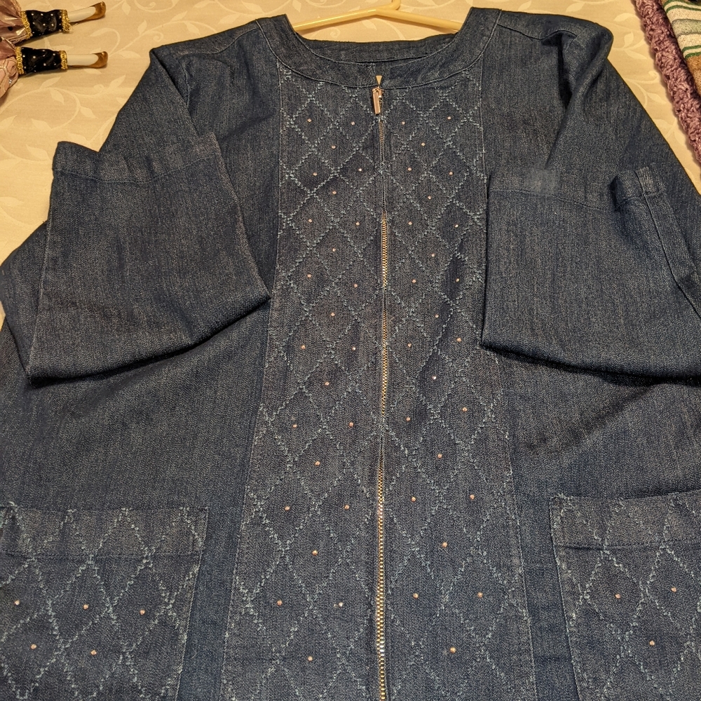 NWOT Alfred Dunner denim jacket